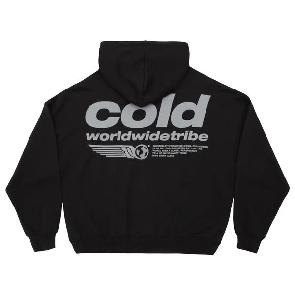 Cold Culture Tribe Hoodie Black - Image 2