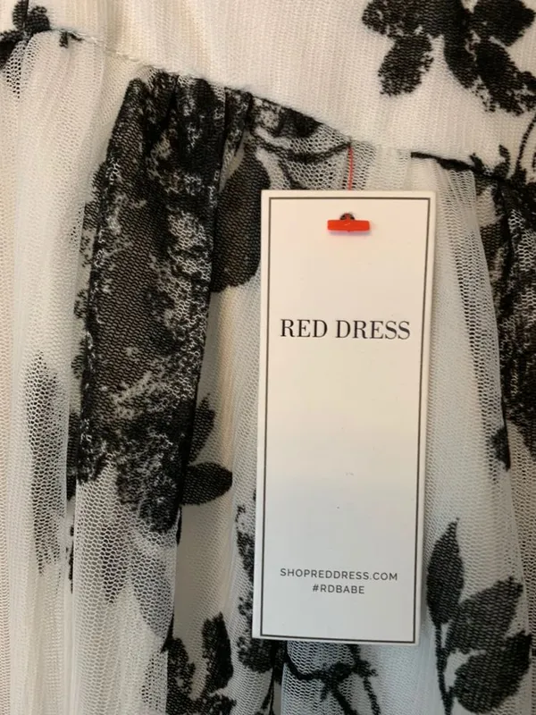 Red Dress Boutique Black and White Gown - Image 4