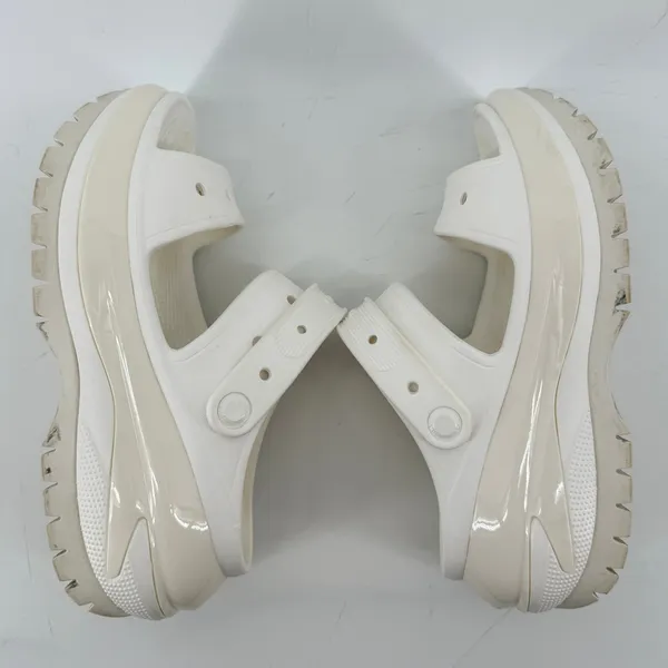 Crocs Mega Crush Platform Sandal White Women 8 Chunky Y2K Wedge Open Toe Heavy - Image 7