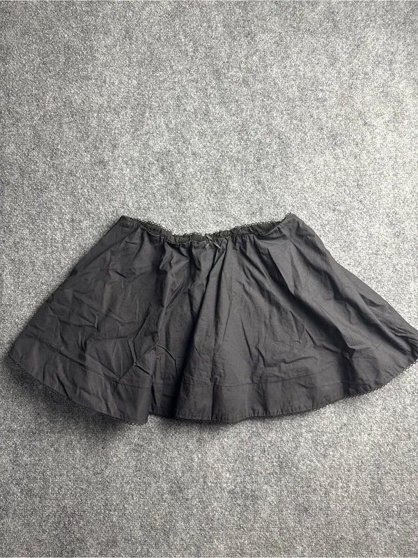 Nia Amanda Skort Woman’s Small Y2K NWT Black A-Line Mini Casual Summer Skirt - Image 2