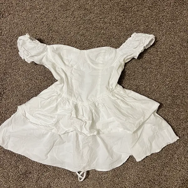Ruffle Mini Skirt Corset Dress Mini Dress Off Shoulders Dress Slim Dress Summer - Image 10