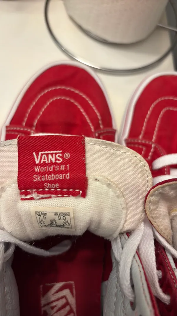 Unisex Vans Off The Wall Shoes mens7.5 women 9 - Image 12