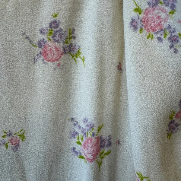 Reformation Floral Slip‎ Dress in Cream and Pink size 2 - Image 2