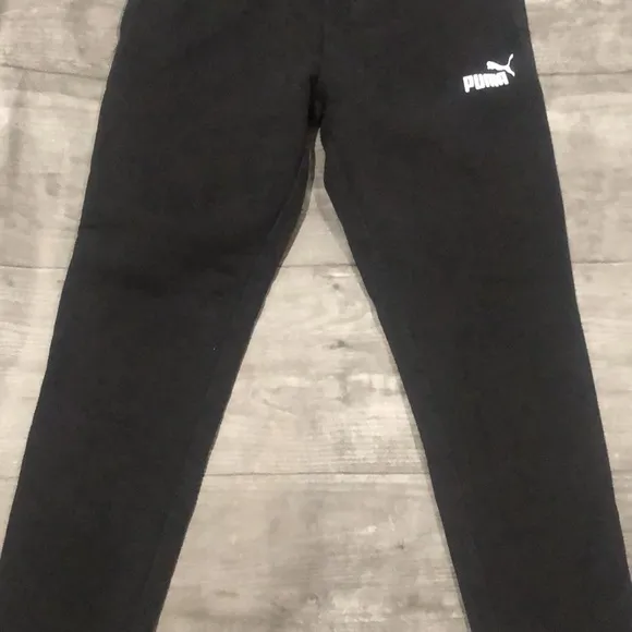 Puma black jogger sweatpants - Image 2