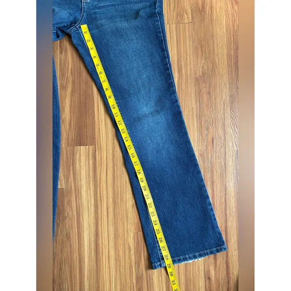 Vintage Earl Jean Bootcut Denim with Embroidered Back Pockets Size 10P - Image 6
