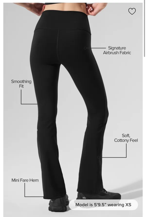 Alo Yoga Airbrush 7/8 High-Waisted Bootcut Leggings - Image 6