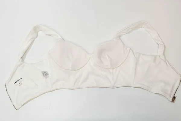Superdown Wren Bustier Top in White - Image 6