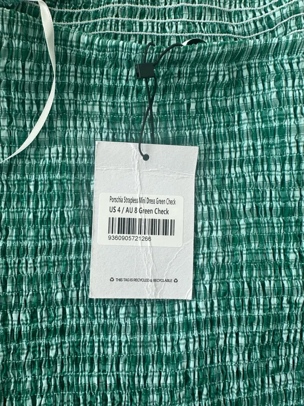 Green Princess Polly Mini Dress - Image 6