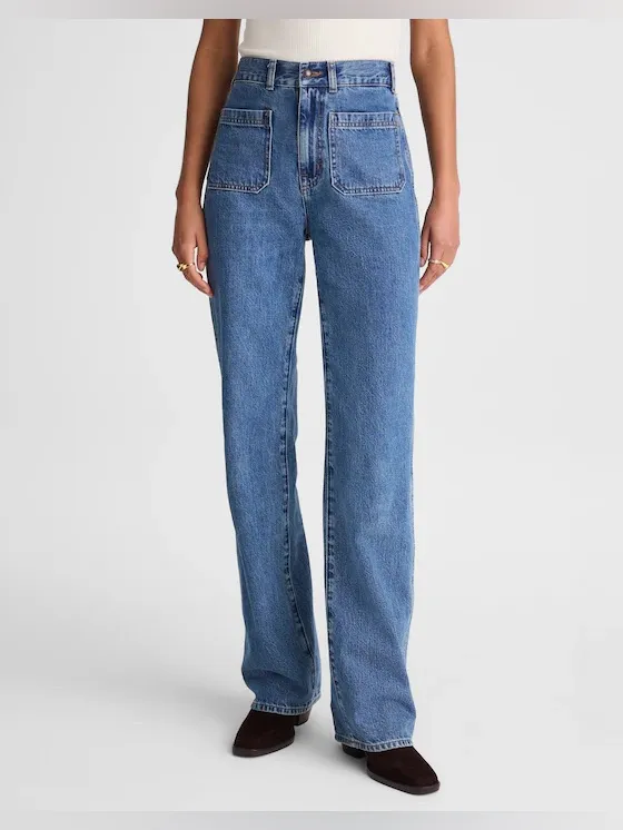 Madewell The Cleo Straight Jean Size 30 - Image 2