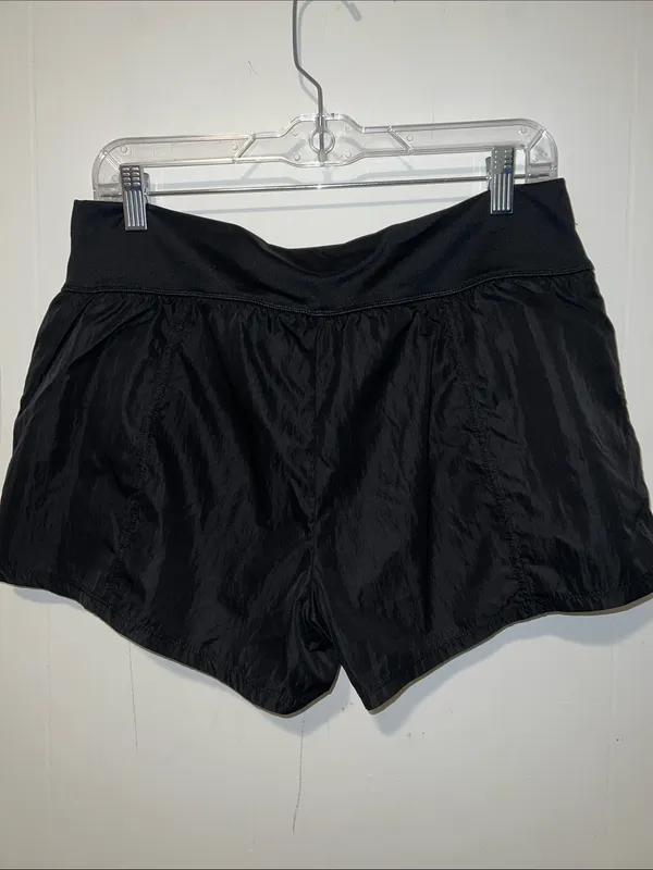 Apana Black Performance Drawstring Athletic Shorts Size L 0918265 - Image 3