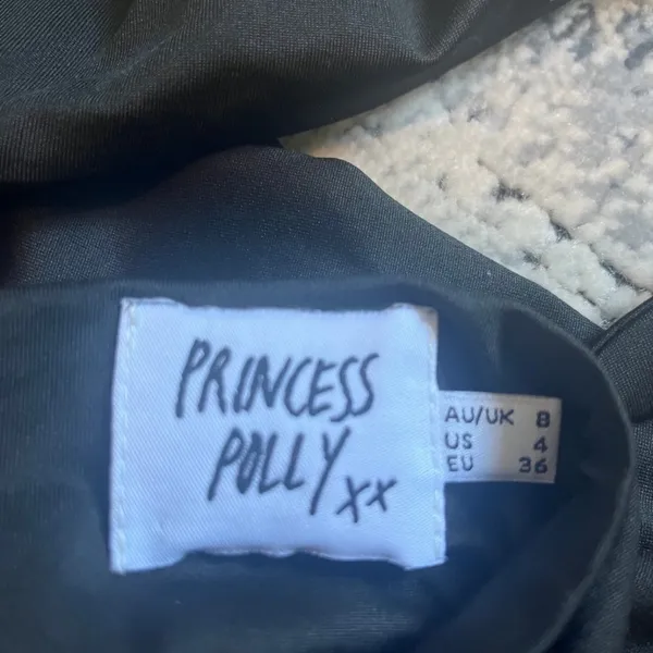 princess polly black dress size 4 - Image 3