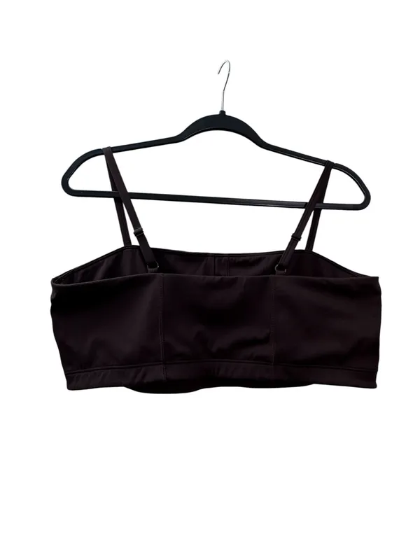 GYMSHARK Women's Brown Square-Neck Bralette - Image 3