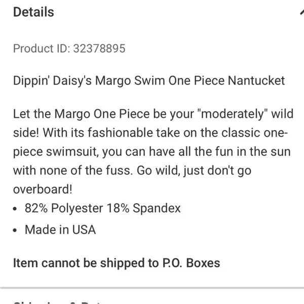 Striped One Piece Swimsuit - Image 5