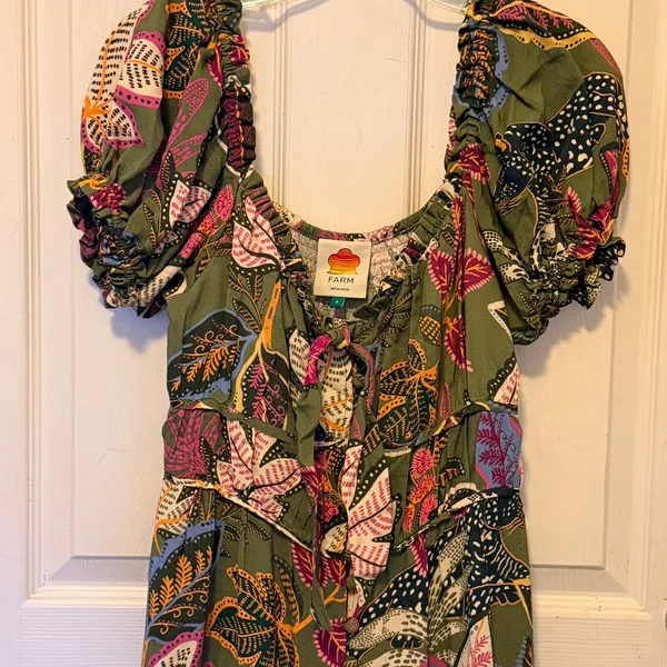 Farm Rio Wild Jungle Maxi Dress nwot - Image 3