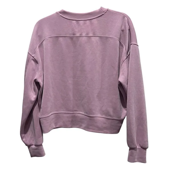 Lululemon Perfectly Oversized Softstreme Cropped Crewneck Sweatshirt Size 6 Pink - Image 6
