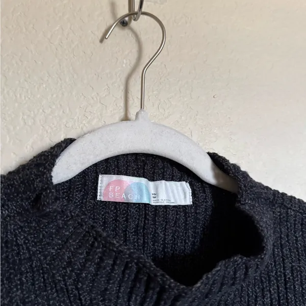Free people freya black‎ combo sweater only size xs - Image 3