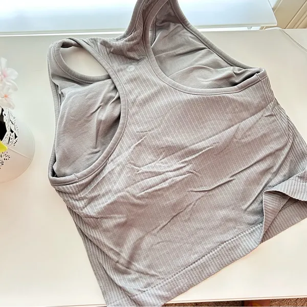 90* Degrees by Reflex Gray Workout Tank NWT Medium - Image 2