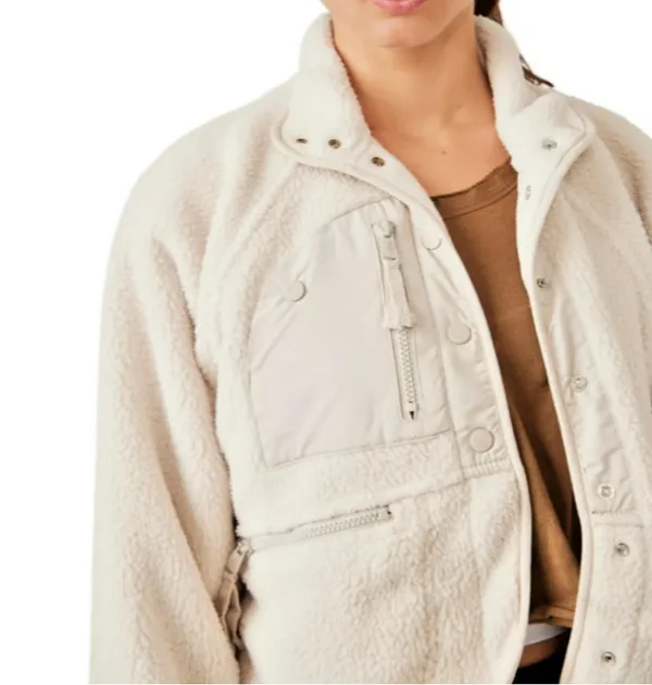 NWT Free People Movement X Hatch; Hit the Slopes Fleece Jacket; Large Size S - Image 3