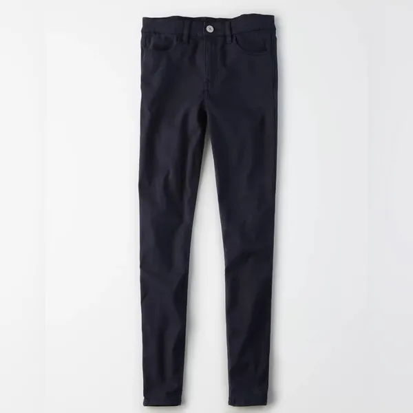 American Eagle High-Waisted Jegging in Black Size 10 Long - Image 4