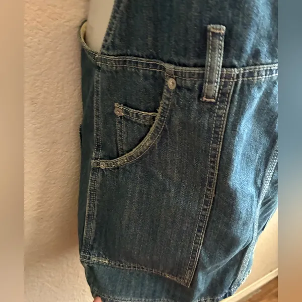 We The Free Sunset Love Denim Jumper Skirt Overalls XS - Image 9
