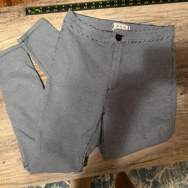 We The Free Free People Houndstooth Skinny Pants Size 28 - Image 3