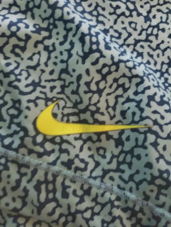 Nike Pro Blue Patterned Compression Shorts - Image 2