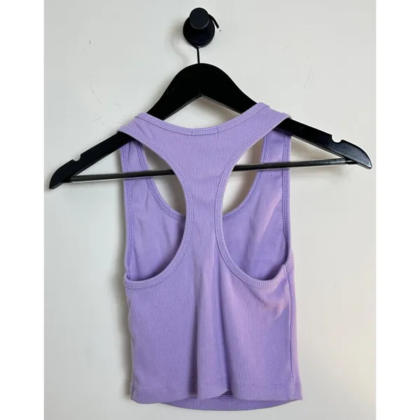 FOREVER 21 Essential Racer Tank in Purple Size Small - Image 4