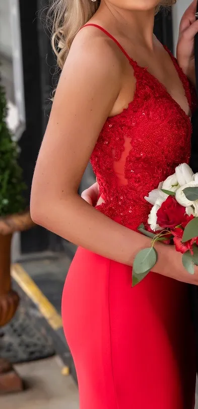 Alyce Paris Prom Dresses Red - Image 9