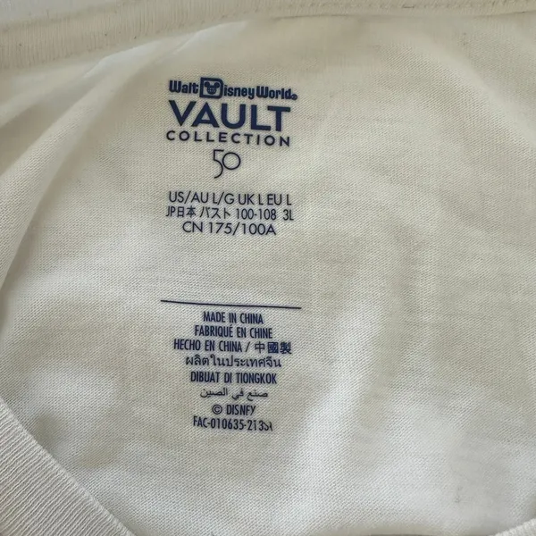 Disney Parks 50th Vault Collection Mickey Friends Oversized Pocket Tee L - Image 6