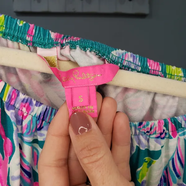 Lilly Pulitzer Lana Top Turtle Wave Size S - Image 3