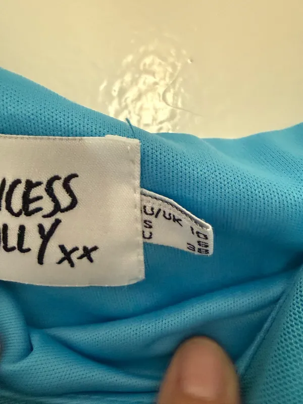 Princess Polly Jocasta Teal One-Shoulder Ruched Mini Dress Bodycon - Image 8