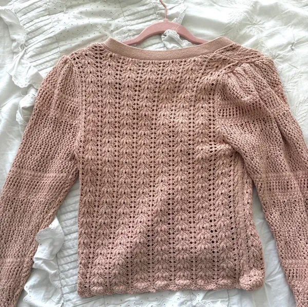 Aritzia Wilfred Crochet Cardigan - Image 2