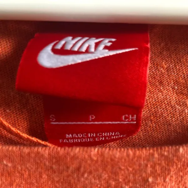 Nike‎ women's gym vintage crew top Orange Small - Image 3