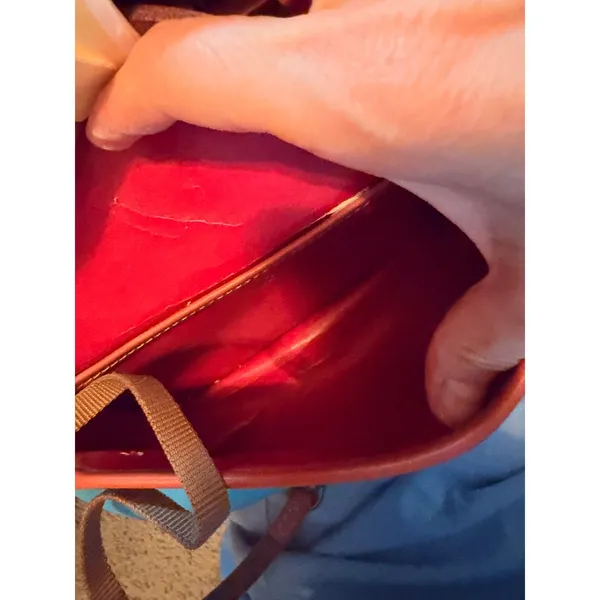 Dooney & Bourke Crossbody Women Small Sky Blue East/West Pebble Leather EV362 SB - Image 9