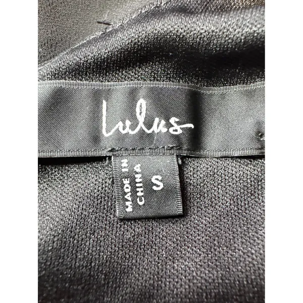 Lulus Black‎ Maxi Dress Formal Gown Evening Cocktail Party Wedding Guest - Image 3