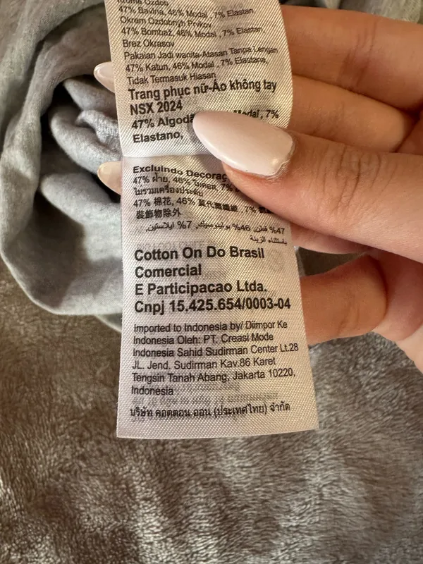 cotton on tank top grey - Image 4
