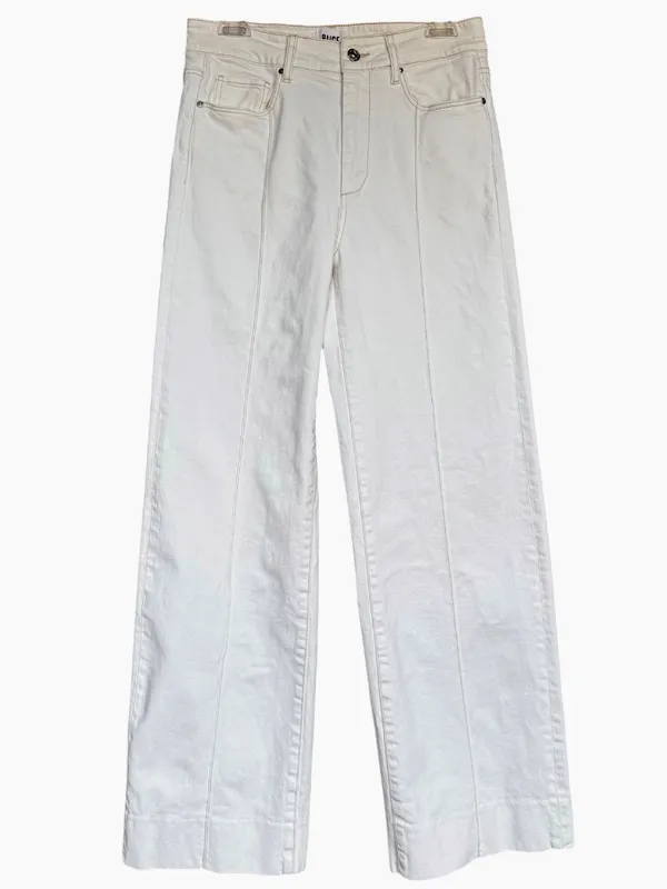 Paige Sasha Wide-Leg Jeans in Toasted Ecru Sz 29 - Image 3