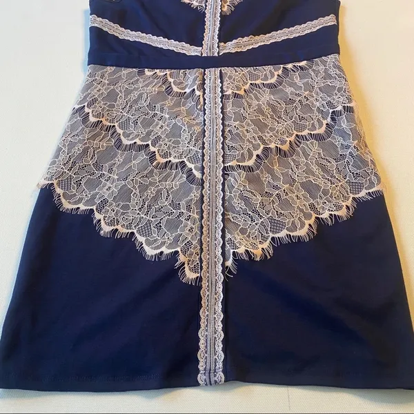 Maurices Ponte Lace Overlay Sheath Dress - Image 4