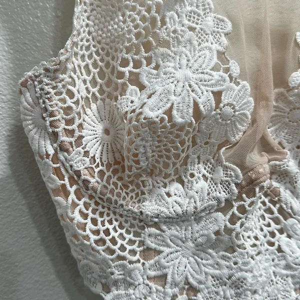 Victoria's Secret Lace Floral Bralette in Cream - Image 5