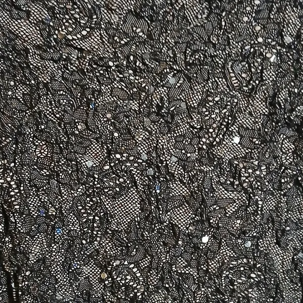 Joseph Ribkoff Womens Black Lace Sequin Y2K Vintage TopSize 10 - Image 6