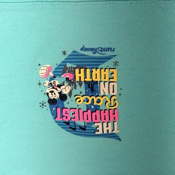 Disney Spirit Jersey Adult XS Teal 2024 Run Disney Disneyland‎ Half Marathon - Image 5