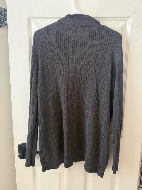 Laura Scott Grey Cardigan  - Image 3