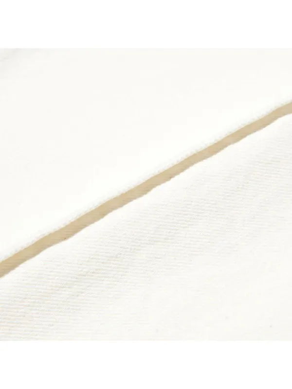 Uniqlo GU 100% Cotton Button Front Wide Leg Jeans by rokh NWT Off White Small - Image 4