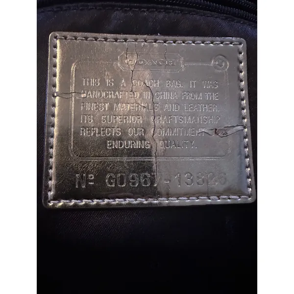 Coach Poppy Op Art Glam Tote Gold Metallic Ja Handbag - Image 9