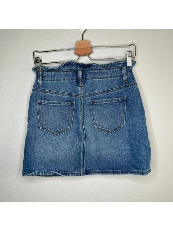 PacSun Womens Denim Cotton Mini Skirt Size 25 Blue - Image 2