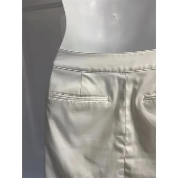 Cutter & Buck White Button Zip Pockets Golf Skort Shorts Size 4 - Image 9