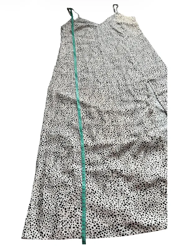 SHEIN Black & White Polka Dot A-Line Maxi Skirt - Image 2