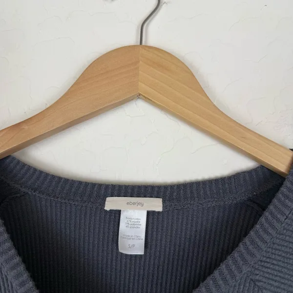 Eberjey - Cozy Time Combo Sweatshirt in Gunmetal Grey - Image 7