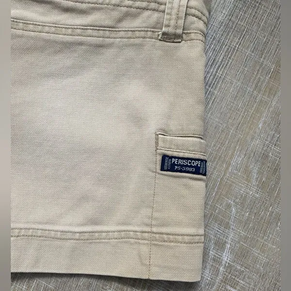 Vintage Periscope Y2K Khaki Cargo Shorts Low Rise Utility Mini Shorts 11 Bratz - Image 8
