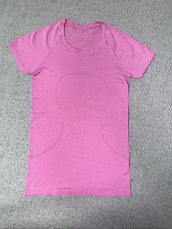 Lululemon Swiftly Tech Short Sleeve Shirt 2.0 Pink Blossom Size 6 - Image 3